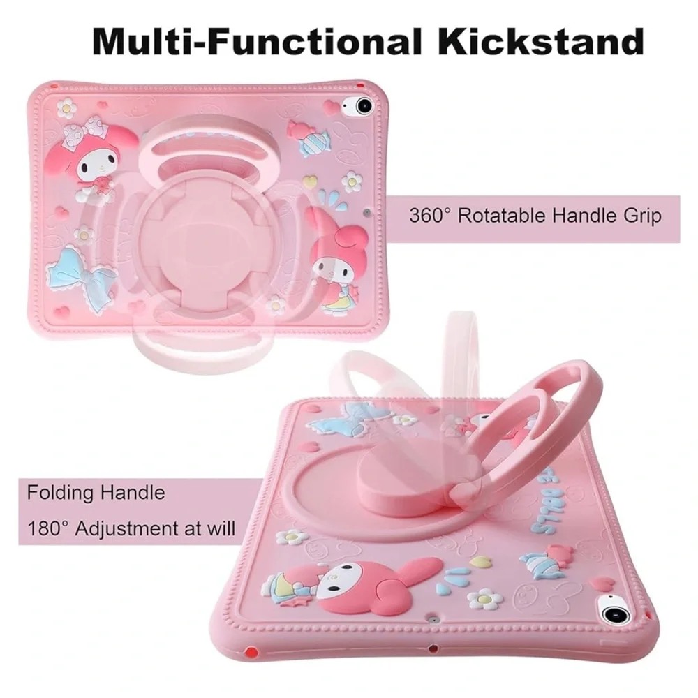 NWT My Melody iPad Case with Strap/Keychain- Pink
